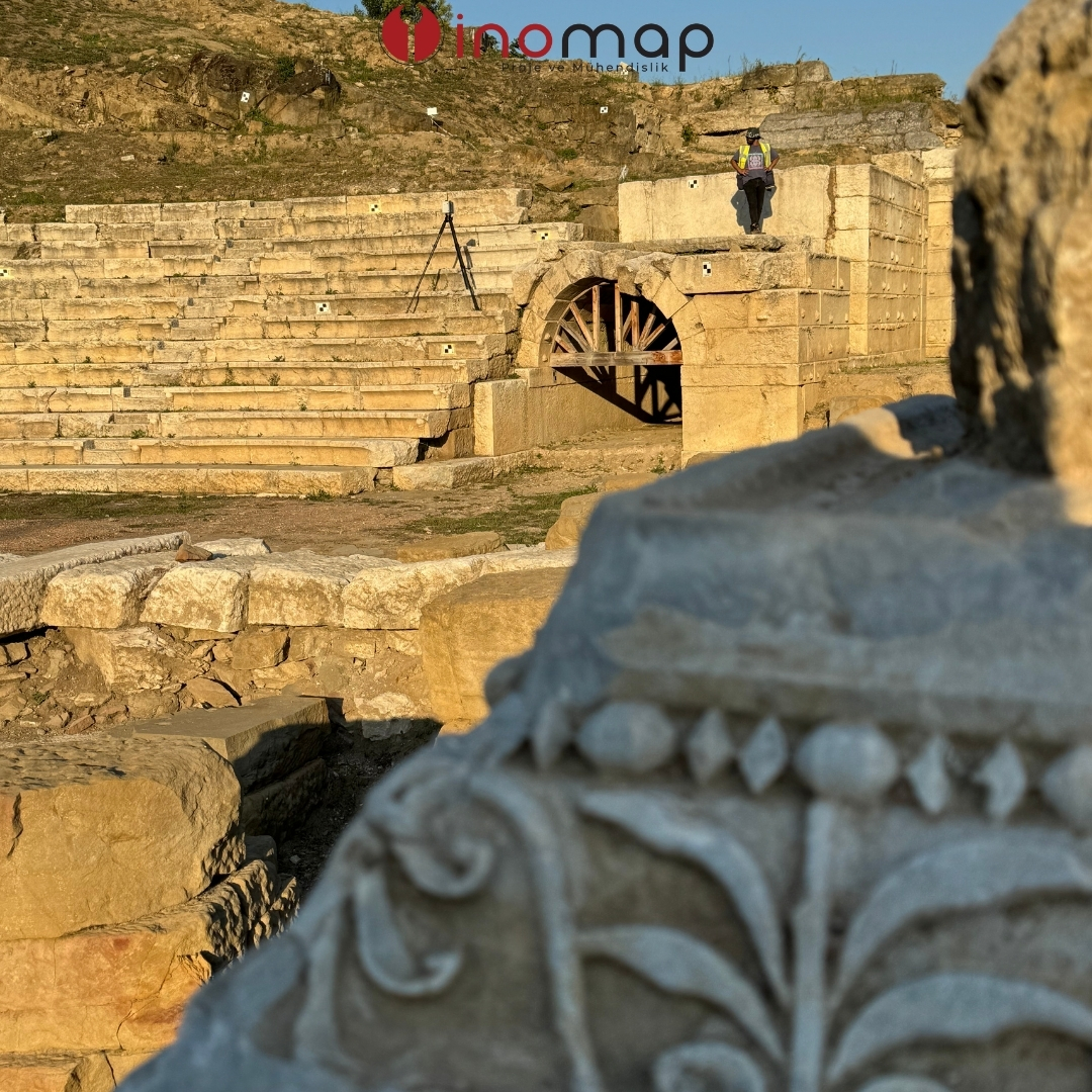 Prusias Ad Hypium Antik Tiyatrosu 3D Lazer Tarama Ölçmeleri