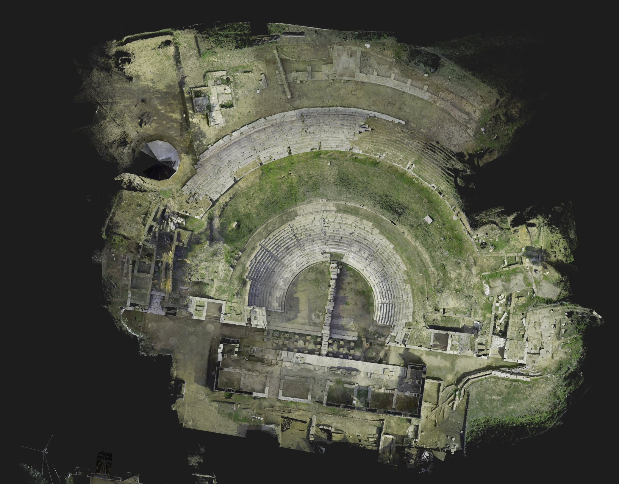 Prusias Ad Hypium Antik Tiyatrosu 3D Lazer Tarama Ölçmeleri