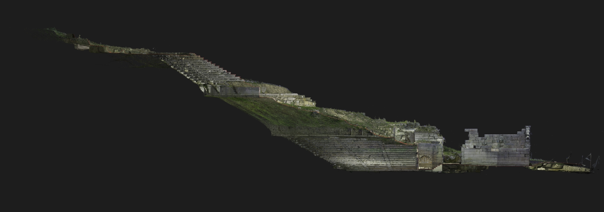 Prusias Ad Hypium Antik Tiyatrosu 3D Lazer Tarama Ölçmeleri