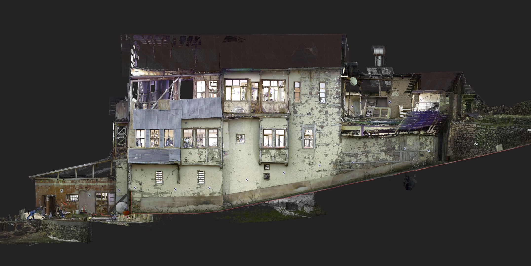 Malatya/Arapgir Deprem Bölgesi 2. Etap 3D Lazer Tarama & Rölöve Ölçmeleri