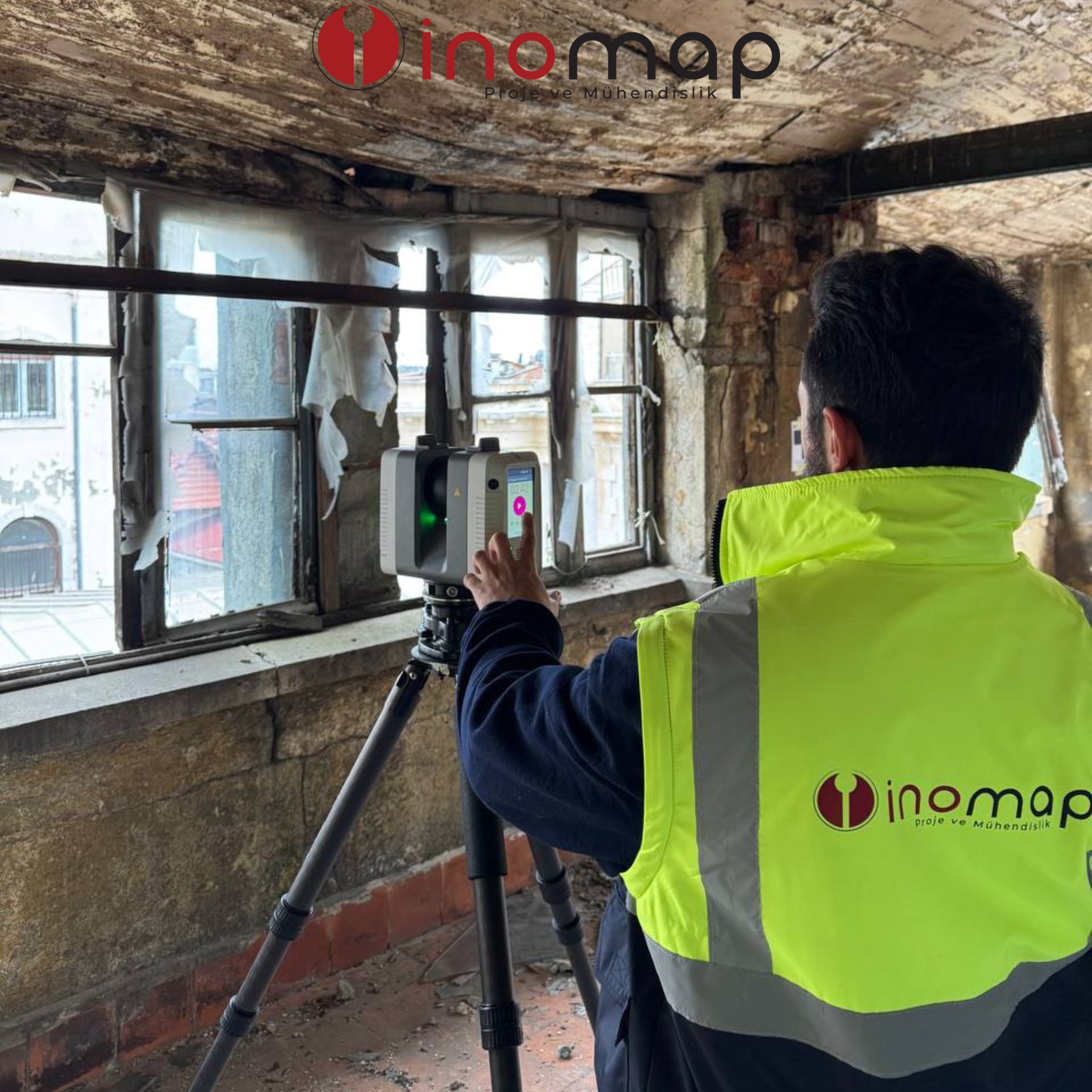 Fukaraperver Derneği & Beyoğlu Spor Kulübü Binası Lazer Tarama & Rölöve Ölçmeleri